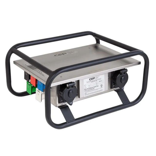 Southwire 6606GUSF-256 200A 120/208V CAM SS 3 - Phase Temporary Power Box w/ Frame