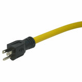 Southwire 90198802 2ft 12/3 STW 15Amp "W" Adapter 3 Way (Yellow) U Ground - 2