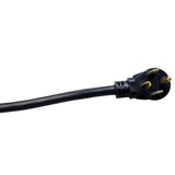 Southwire 9154SW8808 10/4 SRDT 30A Dryer 4' Black Round Cord with NEMA 14-30 Plug - 2