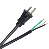 Southwire 9703SW8808 16/3 3' SJTW Power Supply Cord with NEMA 5-15 Plug - 2