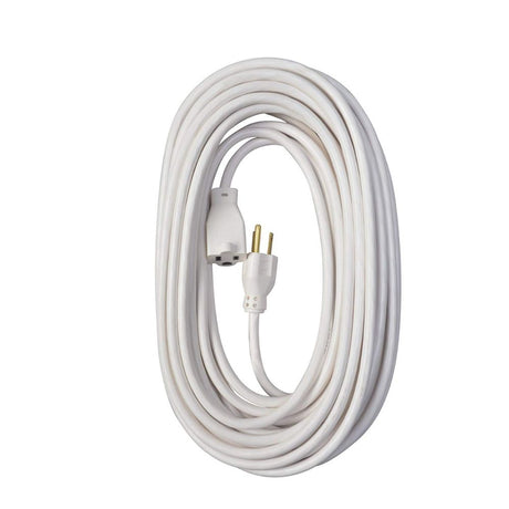 Southwire 992382 40' White Outdoor Patio Extension Cord, 16/3 Gauge SJTW