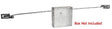 Garvin BHT1 24 in. T-Bar Bracket for 1-1/2" or 2-1/8" Deep Box