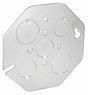 Garvin CBP Octagon Concrete Box Cover, (3) 1/2" & (2) 3/4" Knockout