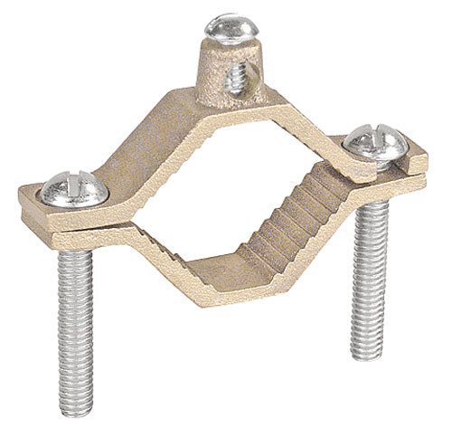 Garvin GCB125200 Bronze Ground Clamp for Bare Wire or Pipe up to 2"