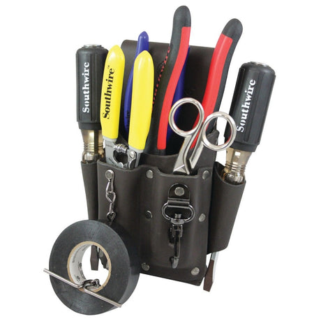 Southwire POUCH4 5-Pocket Leather Tool Pouch