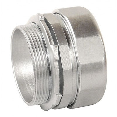 Garvin RT200 2 in. Zinc Plated Steel Compression Connector