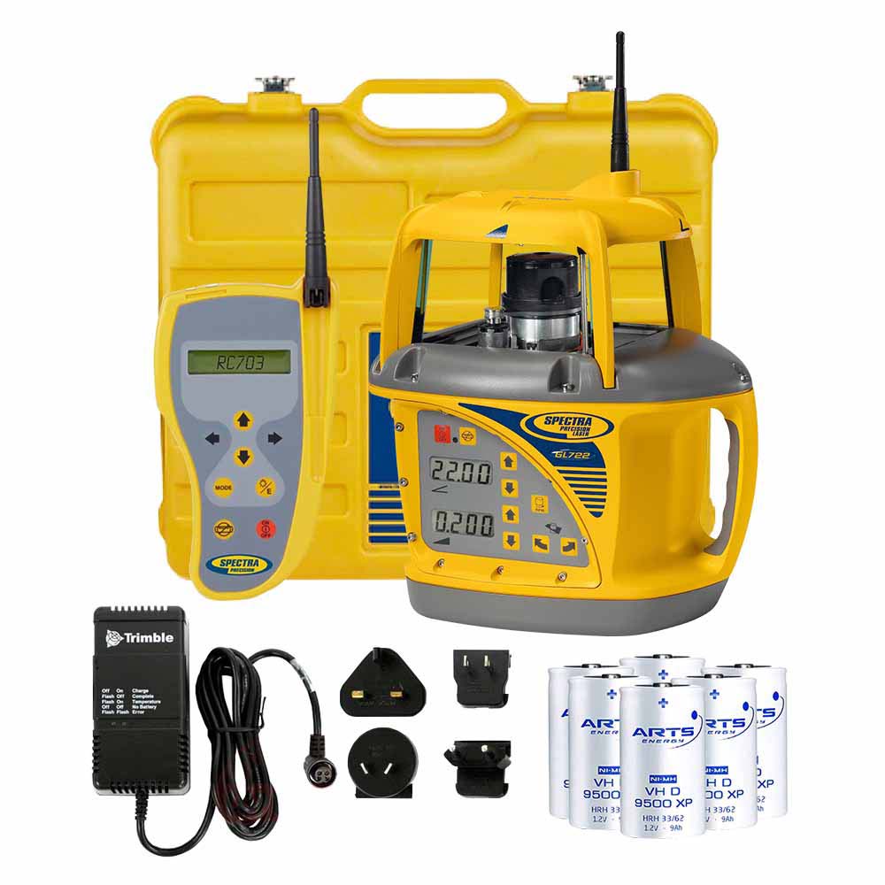 Spectra GL722-BCR Dual Grade Laser Radio with RC703