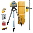 Spectra HV101GC-1 Self-Leveling Rotary Laser w/ HR320 Receiver, Tripod & Rod (10ths)