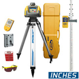 Spectra HV101GC-2 Self-Leveling Rotary Laser w/ HR320 Receiver, Tripod & Rod (Inches) - 10