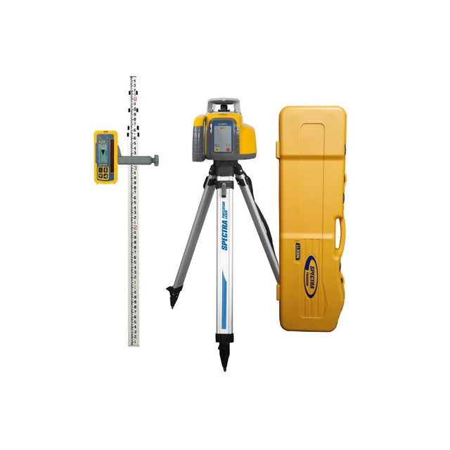 Spectra LL300N-2 LL300N Self-Leveling Laser Level Package with Tripod and Grade Rod (Inches)