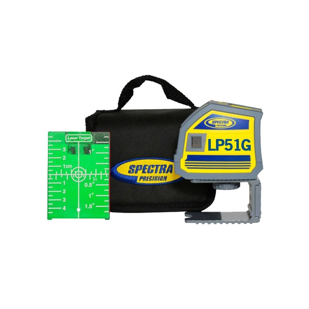 Spectra LP51G Green 5-Beam Point Laser Tool