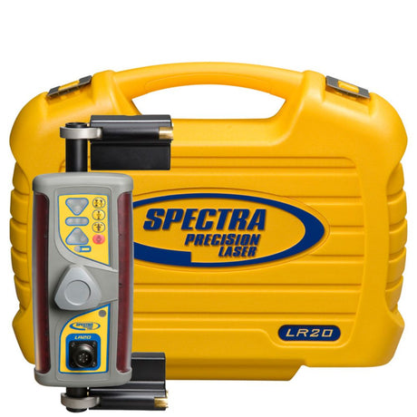 Spectra LR20-1 Compact Laser Receiver with Holding Clamps and Magnetic Mount