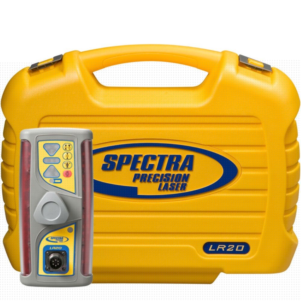 Spectra LR20 Compact Laser Receiver with Holding Clamps
