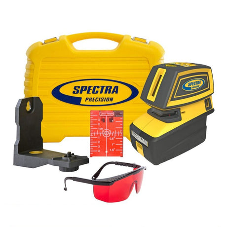 Spectra LT52R Point and Line Red Laser with Cross Line and 5 Alignment Points