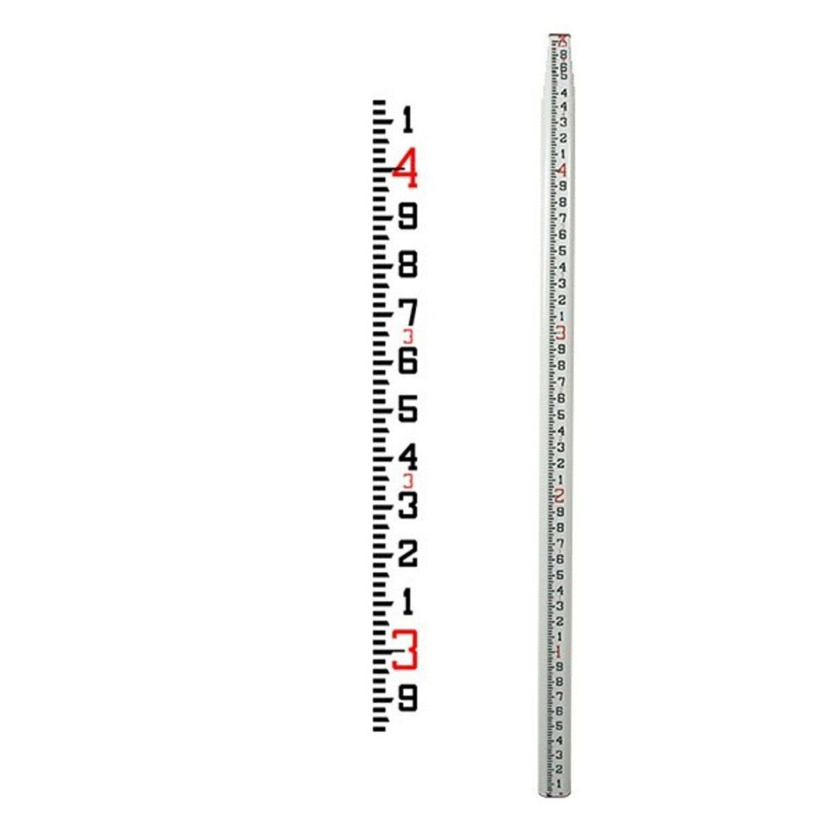 Spectra 98010 SVR 25' Fiberglass Leveling Rod - Tenths