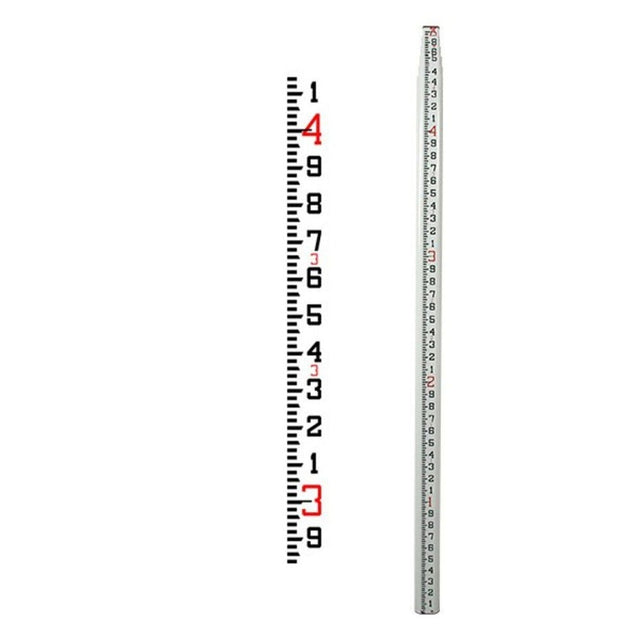 Spectra 98010 SVR 25' Fiberglass Leveling Rod - Tenths