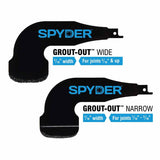 Spyder 100231 3/16-Inch+ Grout Removal Tool, Attachment for Reciprocating Saws - 3