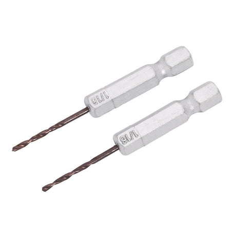 Spyder 100502 3/32" TetraClad Hex Shank Drill Bit for Multi-Material Drilling (2 Pack)