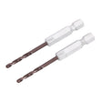 Spyder 100503 7/64 in TetraClad Hex Shank Drill Bit for Multi-Material Drilling (2 Pack)