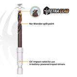Spyder 100504 1/8" TetraClad Hex Shank Drill Bit Multi-Material (2 Pack) - 3