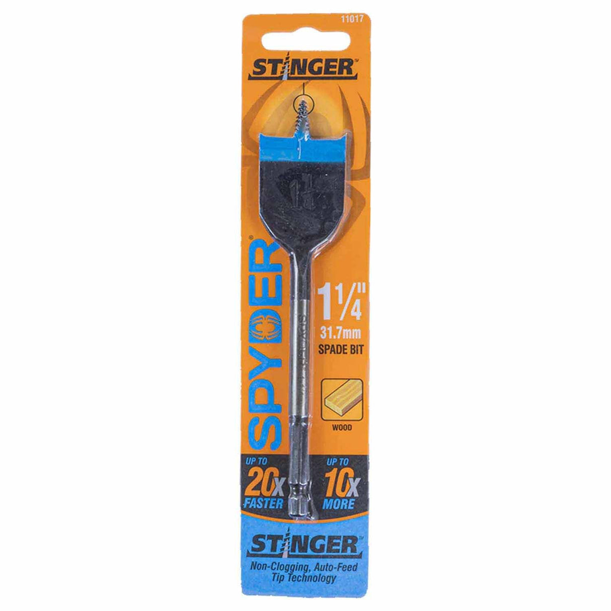 Spyder 11017 1-1/4-Inch x 6-Inch Spade Bit - 5