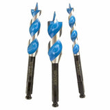 Spyder 12001 3-Piece Assorted Woodboring Auger Bit Set ( 1/2, 3/4, 1-Inch)