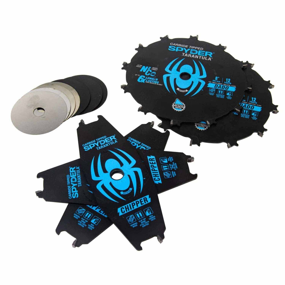 Spyder 13023 6-Inch 12-Tooth Dado Tungsten Carbide Tipped Steel Circular Saw Blade - 3