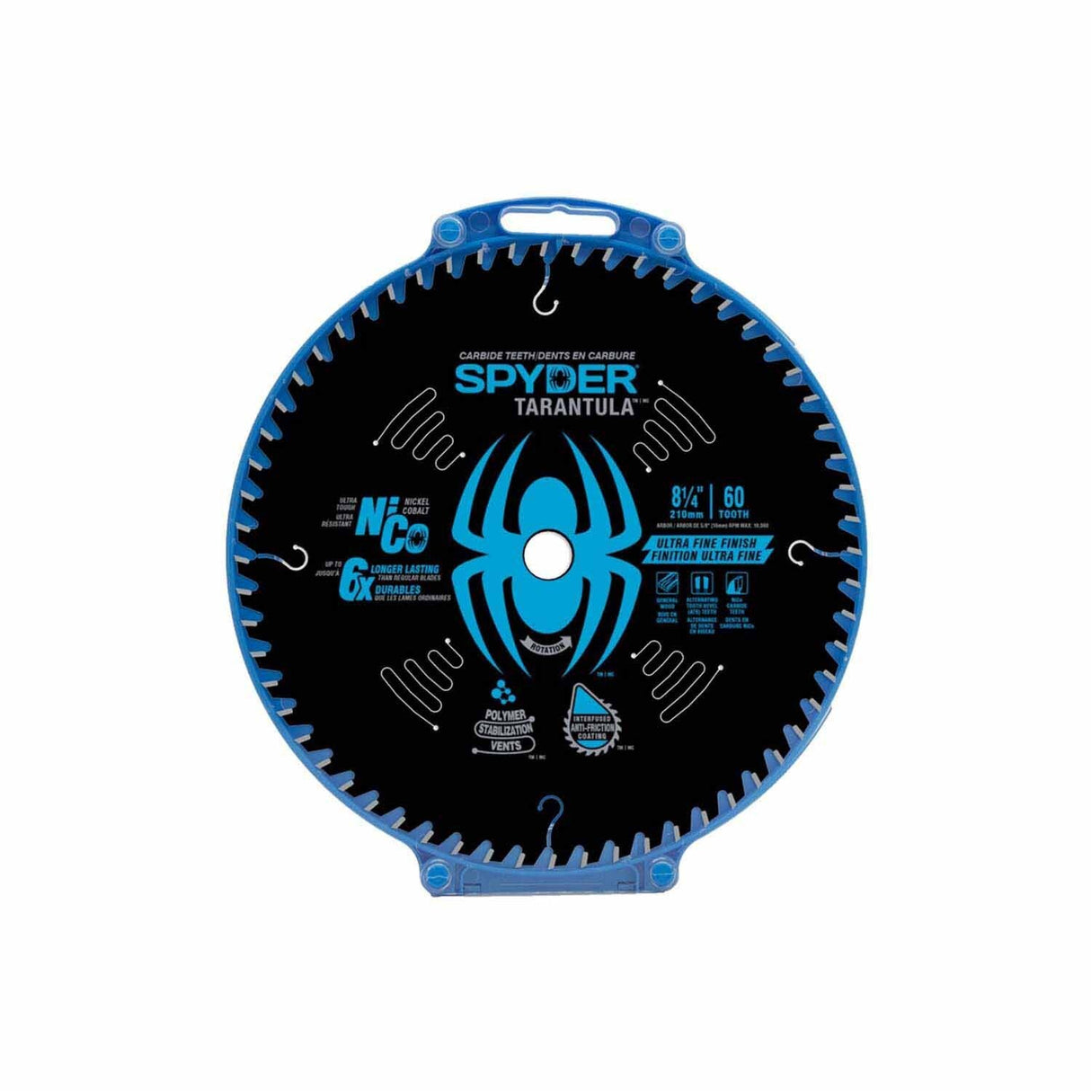 Spyder 13068CA 8-1/4-Inch 60-Tooth Circular Saw Blade