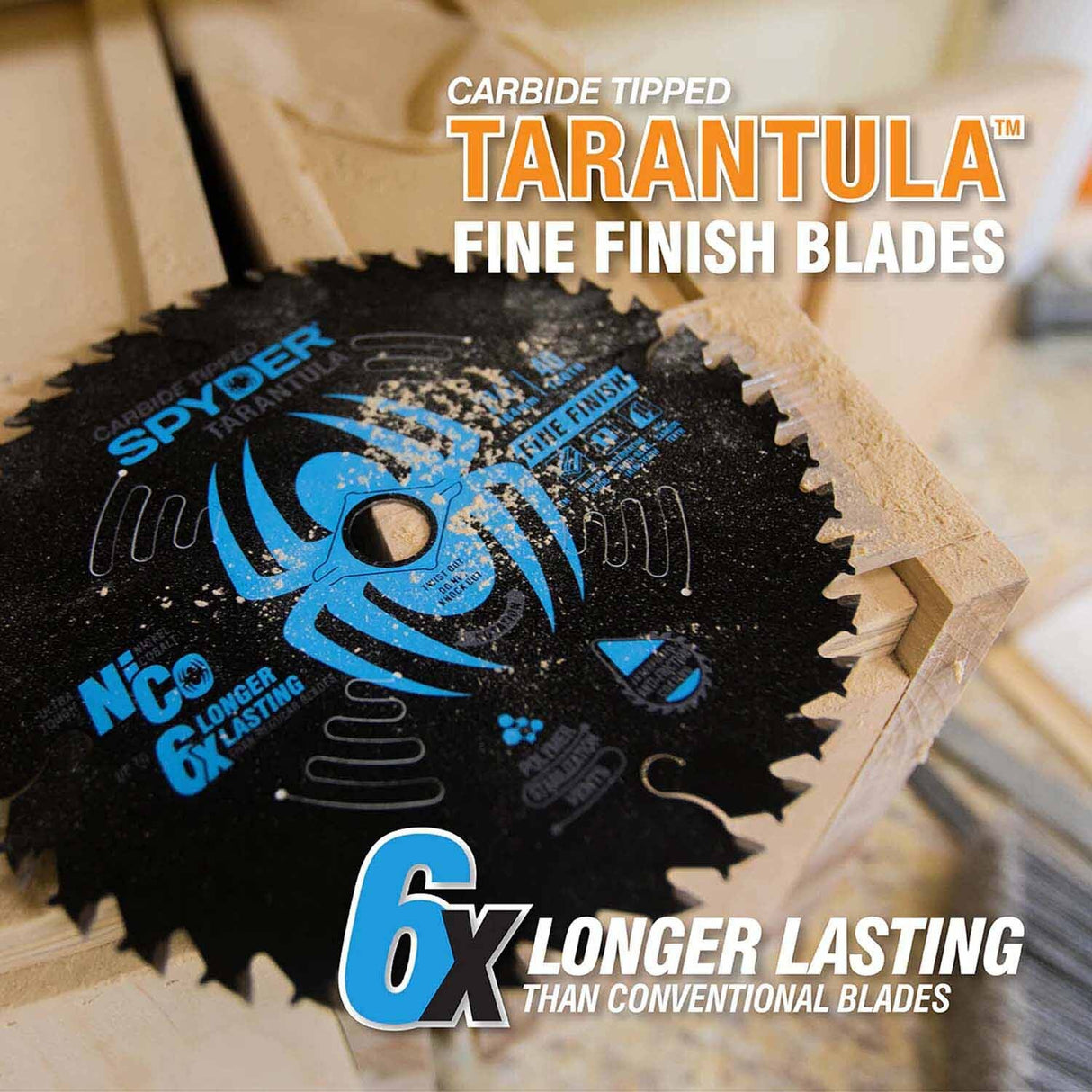 Spyder 13068CA 8-1/4-Inch 60-Tooth Circular Saw Blade - 3
