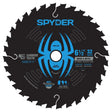 Spyder 13099 6-1/2" 32-Tooth Wood and Metal Circular Saw Blade for Nail-Embedded Wood