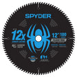 Spyder 13108 12" 100 Tooth Polished Finish Circular Saw Blade for Wood