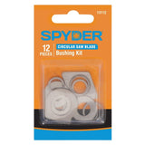 Spyder 13112 Circular Saw Blade Arbor Bushing Adapter Kit for Common Arbor Sizes (12 Piece Kit) - 2