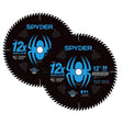 Spyder 13113 12" 40T and 80T Circular Saw Blade Set for Wood (2 Pack)