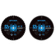 Spyder 13114 10 in 40T and 60T NiCo Carbide Combo Circular Saw Blade Set for Wood (2 Pack)