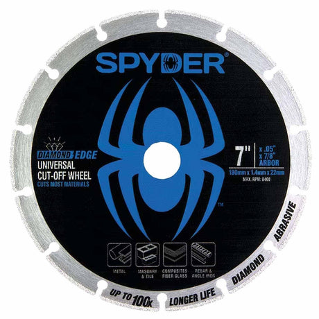 Spyder 14007 Diamond Bite 7-Inch Cut-Off Wheel