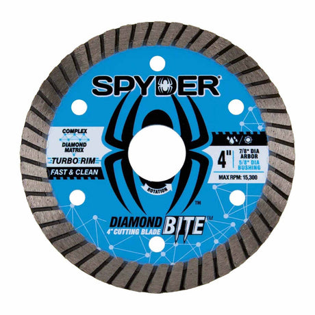Spyder 14115 4-Inch Wet/Dry Turbo Diamond Saw Blade