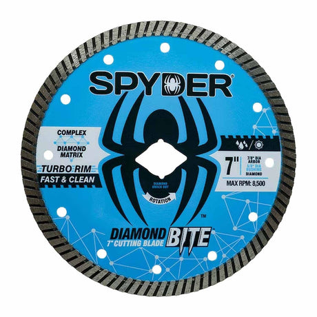 Spyder 14117 7-Inch Wet/Dry Turbo Diamond Saw Blade