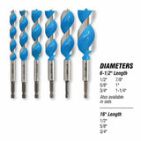 Spyder 15004 1/2-Inch x 6-1/2-Inch Power Bit - 4