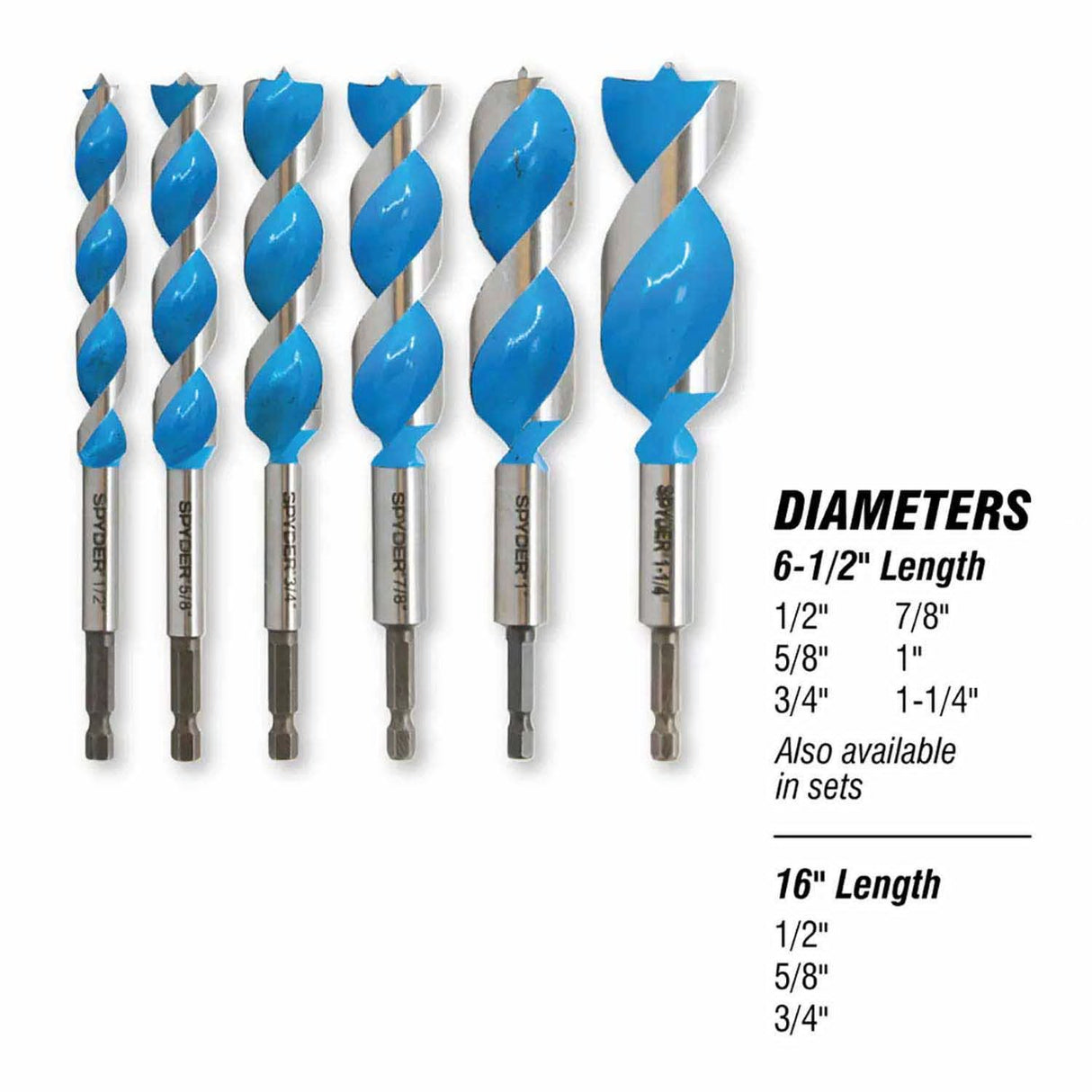 Spyder 15005 5/8-Inch x 6-1/2-Inch Power Bit - 4