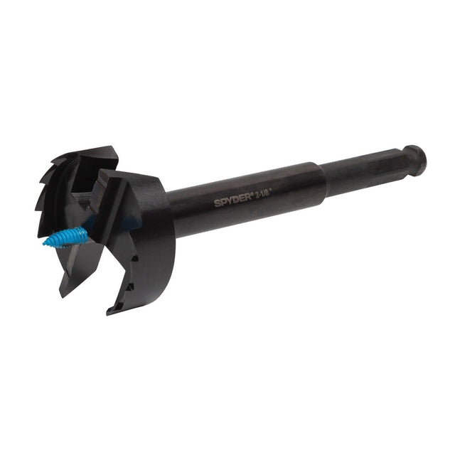 Spyder 18005 2-1/8" Stinger Self-Feed Drill Bit with Replacement Tip for Fast Wood Boring