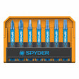 Spyder 19028 7-Piece 2-Inch Impact Driver Bit Kit (PH1, PH2, SQ1, SQ2, T20 and T25x2)