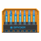Spyder 19028 7-Piece 2-Inch Impact Driver Bit Kit (PH1, PH2, SQ1, SQ2, T20 and T25x2)