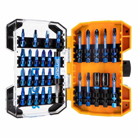 Spyder 19032 30-Piece Drill And Impact Driver Bit Kit