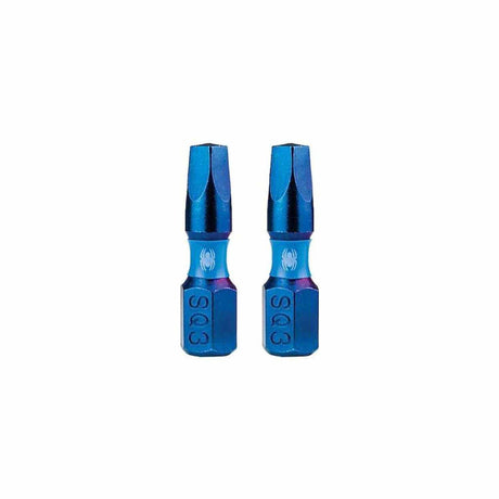 Spyder 19038 1-Inch SQ3 Impact Driver Bit (2-Pack)