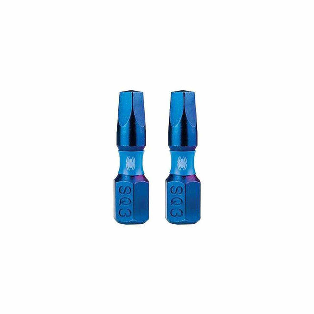 Spyder 19038 1-Inch SQ3 Impact Driver Bit (2-Pack)