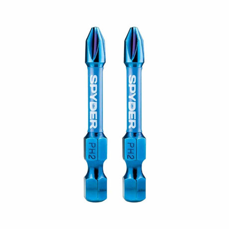 Spyder 19046 2-Inch PH2 Impact Driver Bit (2-Pack)