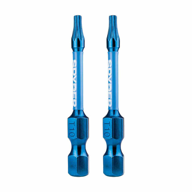 Spyder 19051 2-Inch T10 Impact Driver Bit (2-Pack)