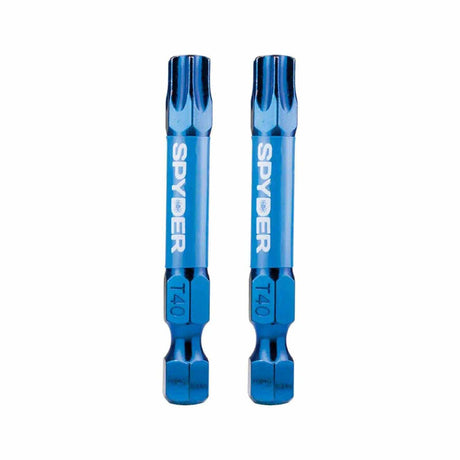 Spyder 19056 2-Inch T40 Impact Driver Bit (2-Pack)