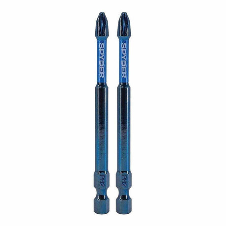 Spyder 19057 3-1/2-Inch PH2 Impact Driver Bit (2-Pack)