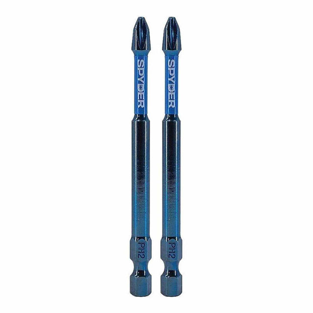 Spyder 19057 3-1/2-Inch PH2 Impact Driver Bit (2-Pack)